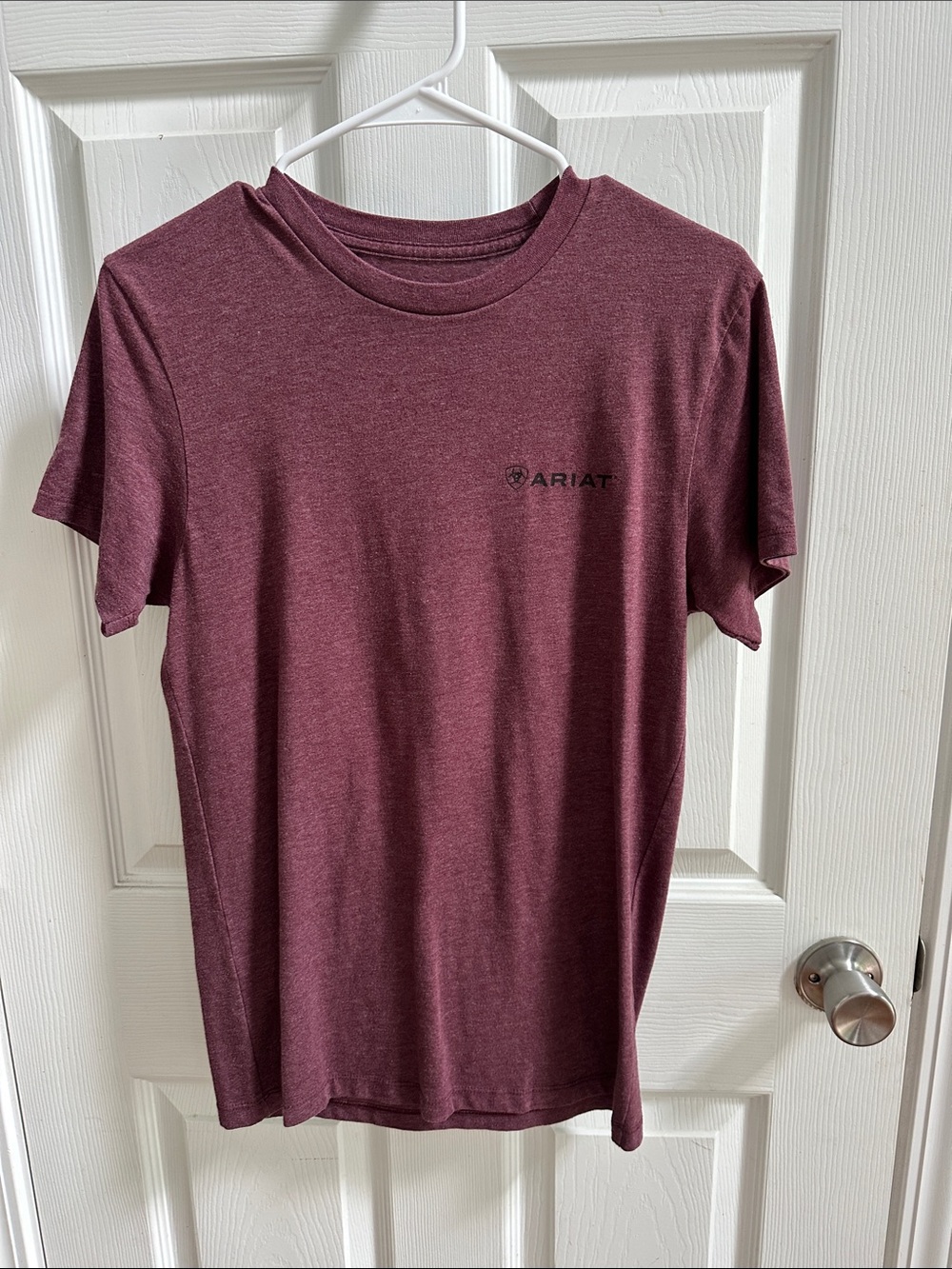 Ariat Heather Maroon Short Sleeve Tee